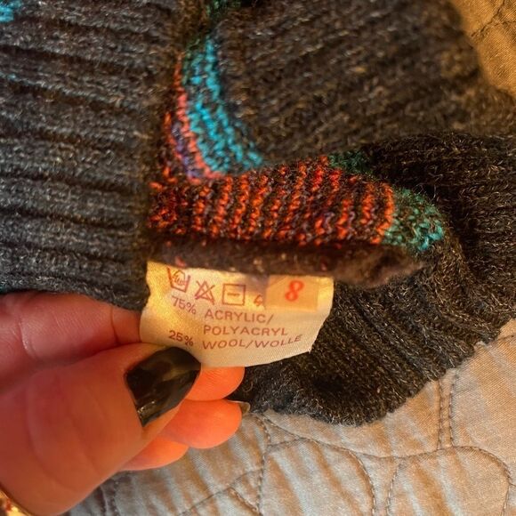 Vintage next floral sweater sz M - Picture 4 of 4